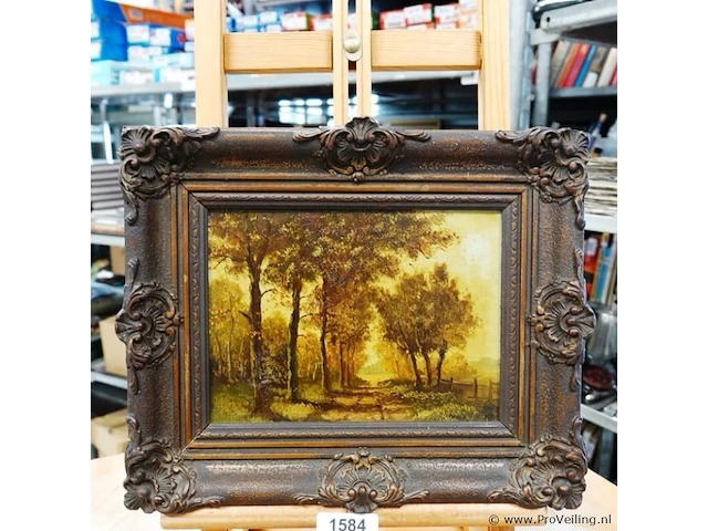 Klassiek olieverfschilderij op doek - afbeelding 1 van  5