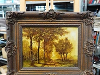 Klassiek olieverfschilderij op doek