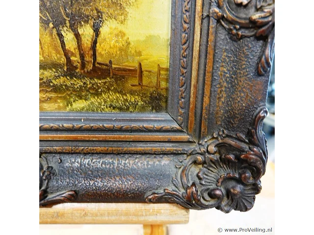 Klassiek olieverfschilderij op doek - afbeelding 4 van  5