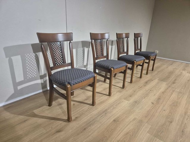 Klassieke - antieke - eetkamerstoelen - dining chair (4x) - afbeelding 1 van  12