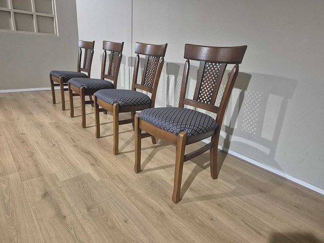 Klassieke - antieke - eetkamerstoelen - dining chair (4x) - afbeelding 7 van  12