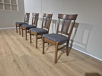 Klassieke - antieke - eetkamerstoelen (4x) - afbeelding 8 van  13