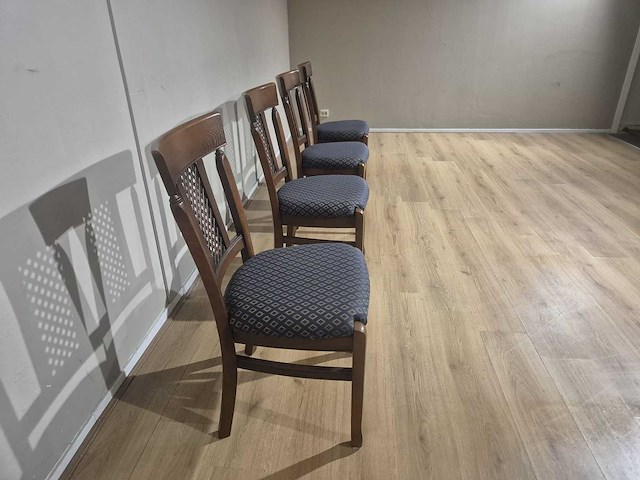 Klassieke - antieke - eetkamerstoelen (4x) - afbeelding 7 van  13