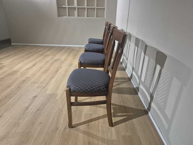 Klassieke - antieke - eetkamerstoelen (4x) - afbeelding 9 van  13