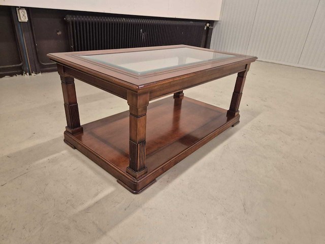 Klassieke - glazen - salontafel - coffee table - afbeelding 2 van  6