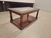 Klassieke - glazen - salontafel - coffee table - afbeelding 2 van  6