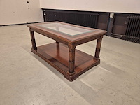 Klassieke - glazen - salontafel - coffee table - afbeelding 4 van  6