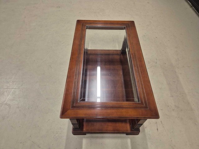 Klassieke - glazen - salontafel - coffee table - afbeelding 5 van  6