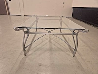 Klassieke - glazen - salontafel - coffee table - afbeelding 3 van  8
