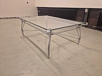 Klassieke - glazen - salontafel - coffee table - afbeelding 6 van  8