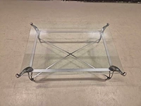 Klassieke - glazen - salontafel - coffee table - afbeelding 7 van  8