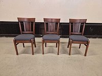 Klassieke - houten - eetkamerstoelen - dining chair (3x) - afbeelding 1 van  4
