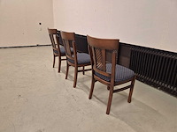Klassieke - houten - eetkamerstoelen - dining chair (3x) - afbeelding 2 van  4