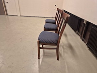 Klassieke - houten - eetkamerstoelen - dining chair (3x) - afbeelding 3 van  4