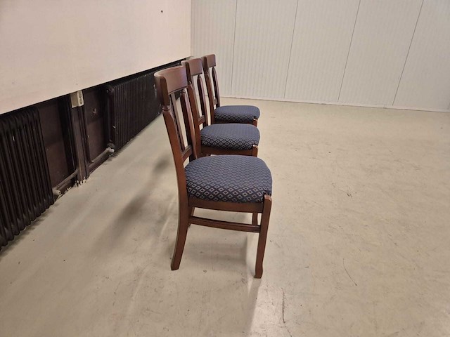 Klassieke - houten - eetkamerstoelen - dining chair (3x) - afbeelding 4 van  4