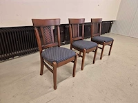 Klassieke - houten - eetkamerstoelen - dining chair (3x) - afbeelding 1 van  7