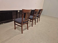 Klassieke - houten - eetkamerstoelen - dining chair (3x) - afbeelding 2 van  7