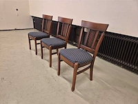 Klassieke - houten - eetkamerstoelen - dining chair (3x) - afbeelding 3 van  7