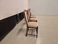 Klassieke - houten - eetkamerstoelen - dining chair (4x) - afbeelding 5 van  8