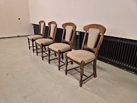 Klassieke - houten - eetkamerstoelen - dining chair (4x) - afbeelding 6 van  8