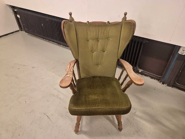 Klassieke - vintage - fauteuils - arm chair (2x) - afbeelding 7 van  8
