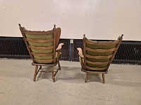 Klassieke - vintage - fauteuils - arm chair (2x) - afbeelding 4 van  8