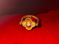 Klassieke alhambra model dames ring - afbeelding 5 van  6