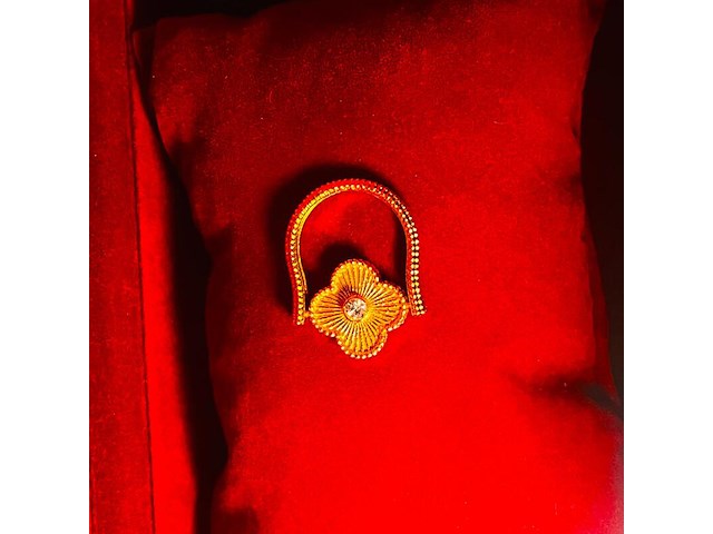 Klassieke alhambra model dames ring - afbeelding 6 van  6