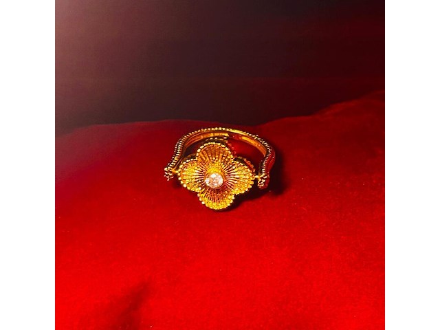 Klassieke alhambra model dames ring - afbeelding 2 van  5