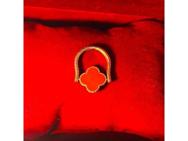 Klassieke alhambra model dames ring - afbeelding 3 van  5