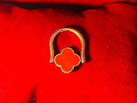 Klassieke alhambra model dames ring - afbeelding 3 van  5