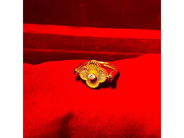 Klassieke alhambra model dames ring - afbeelding 5 van  5