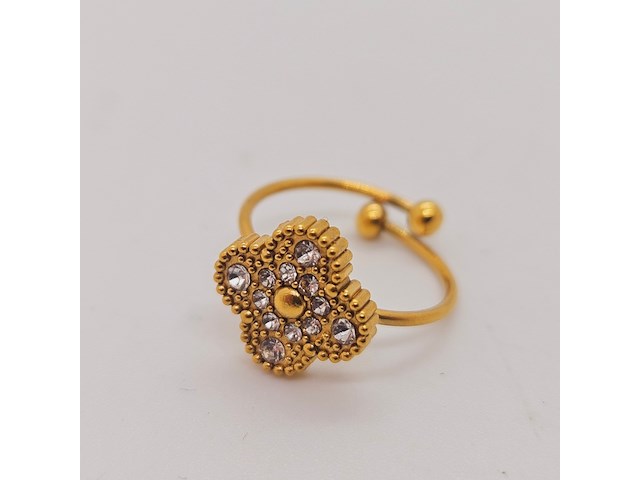 Klassieke alhambra model dames ring - afbeelding 1 van  4