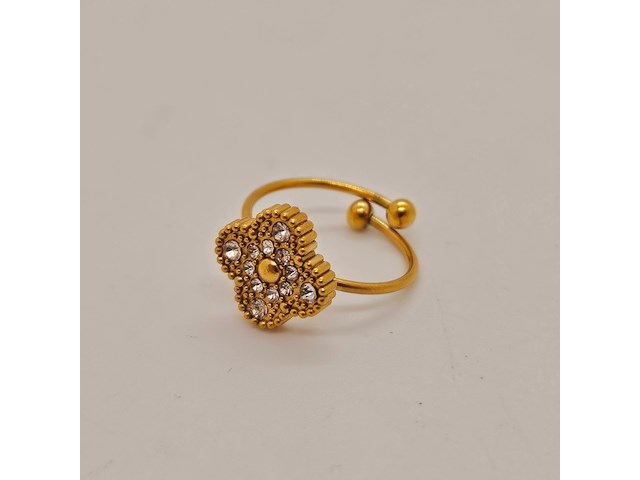 Klassieke alhambra model dames ring - afbeelding 2 van  4
