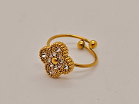 Klassieke alhambra model dames ring - afbeelding 2 van  4