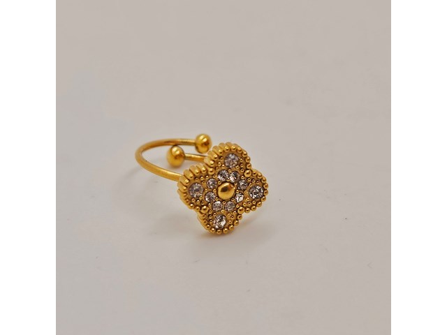 Klassieke alhambra model dames ring - afbeelding 3 van  4