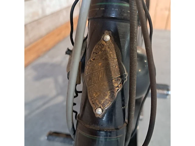 Klassieke bromfiets, gruno, vap.4, zwart, 1951 - afbeelding 2 van  41