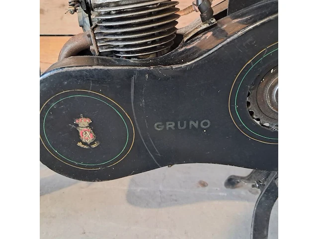 Klassieke bromfiets, gruno, vap.4, zwart, 1951 - afbeelding 6 van  41