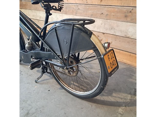Klassieke bromfiets, gruno, vap.4, zwart, 1951 - afbeelding 9 van  41