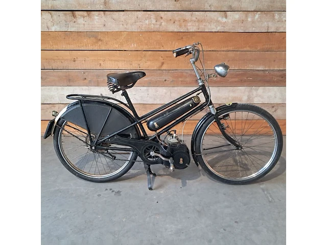 Klassieke bromfiets, gruno, vap.4, zwart, 1951 - afbeelding 1 van  41