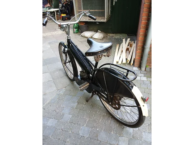 Klassieke bromfiets, gruno, vap.4, zwart, 1951 - afbeelding 22 van  41