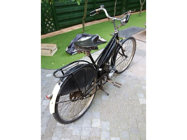 Klassieke bromfiets, gruno, vap.4, zwart, 1951 - afbeelding 24 van  41