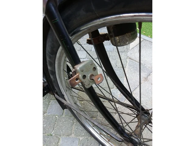 Klassieke bromfiets, gruno, vap.4, zwart, 1951 - afbeelding 26 van  41