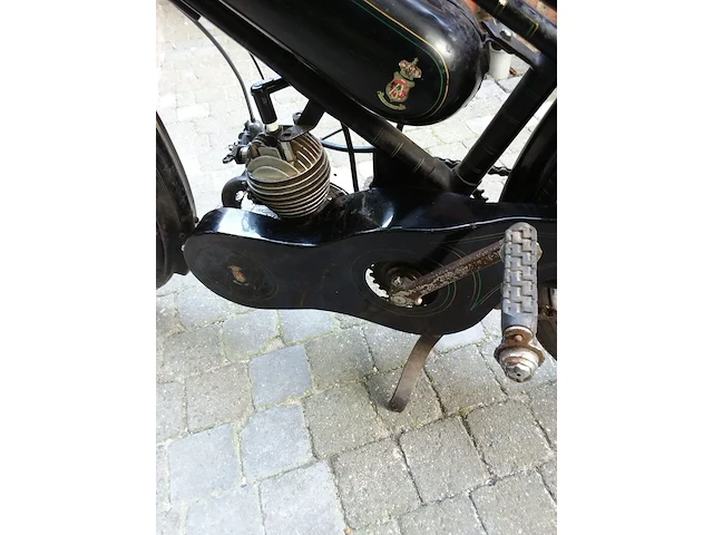 Klassieke bromfiets, gruno, vap.4, zwart, 1951 - afbeelding 27 van  41
