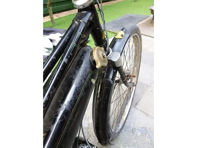 Klassieke bromfiets, gruno, vap.4, zwart, 1951 - afbeelding 30 van  41