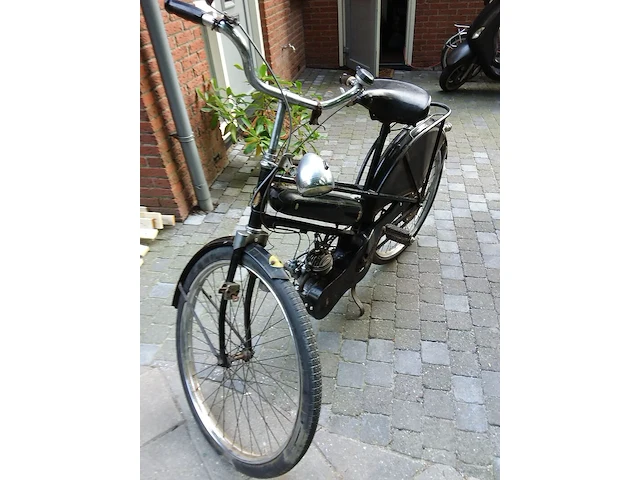 Klassieke bromfiets, gruno, vap.4, zwart, 1951 - afbeelding 32 van  41