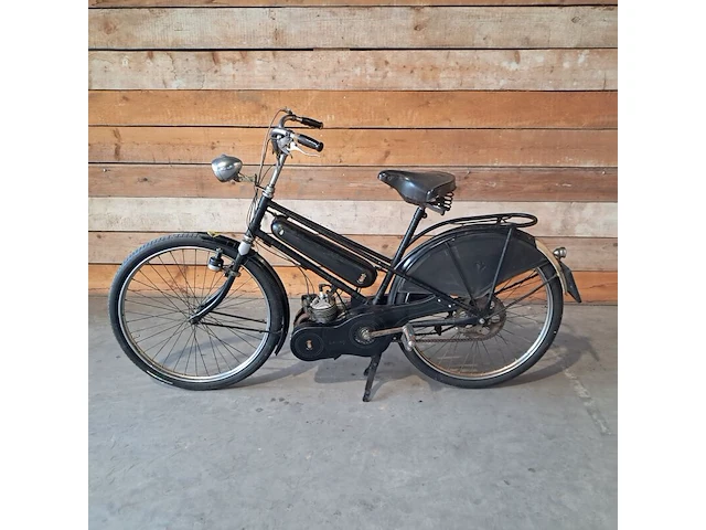 Klassieke bromfiets, gruno, vap.4, zwart, 1951 - afbeelding 23 van  41