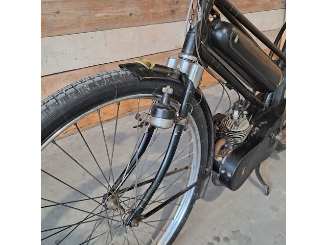 Klassieke bromfiets, gruno, vap.4, zwart, 1951 - afbeelding 39 van  41