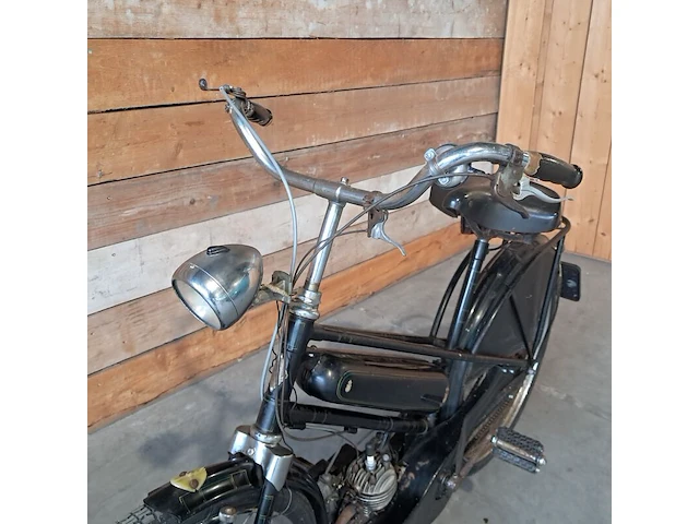 Klassieke bromfiets, gruno, vap.4, zwart, 1951 - afbeelding 40 van  41