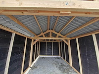 Klassieke garage met zadeldak 1540x410x340 cm - afbeelding 10 van  12